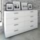 Porch & Den Angus Space-saving 8-Drawer Double Dresser