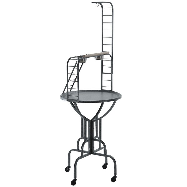 bird perch stand with wheels