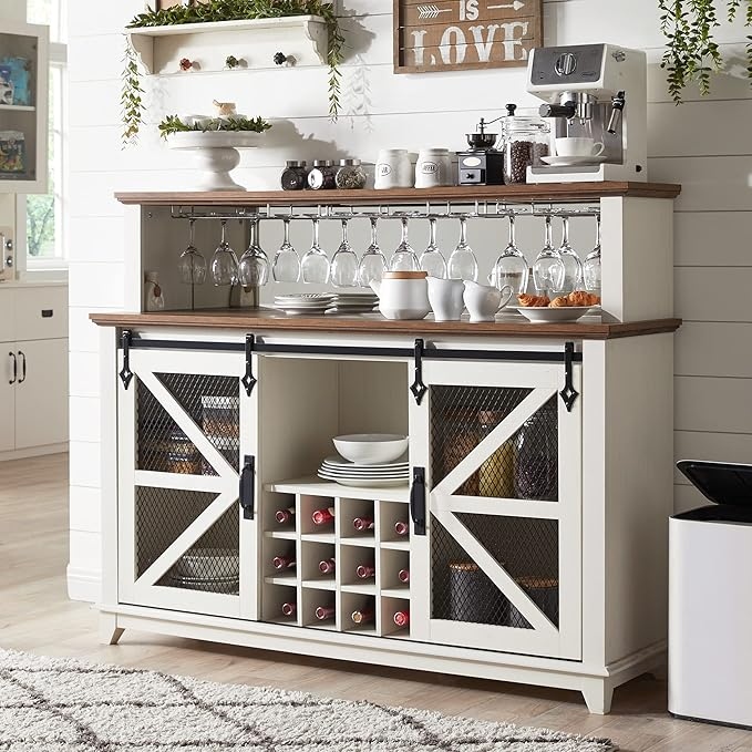 Kitchen storage with wine rack 2025