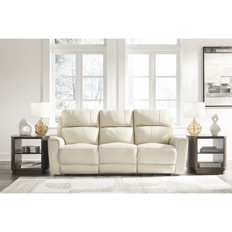 Signature Design by Ashley Dahlmoore Beige Power Reclining Sofa - 87" W x 42" D x 40" H