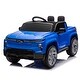 preview thumbnail 1 of 77, 24V Licensed Chevrolet Silverado EV Ride-On Car for Kids with Slow Start, LED Lights, Bluetooth, USB, MP3, and Remote Control Blue