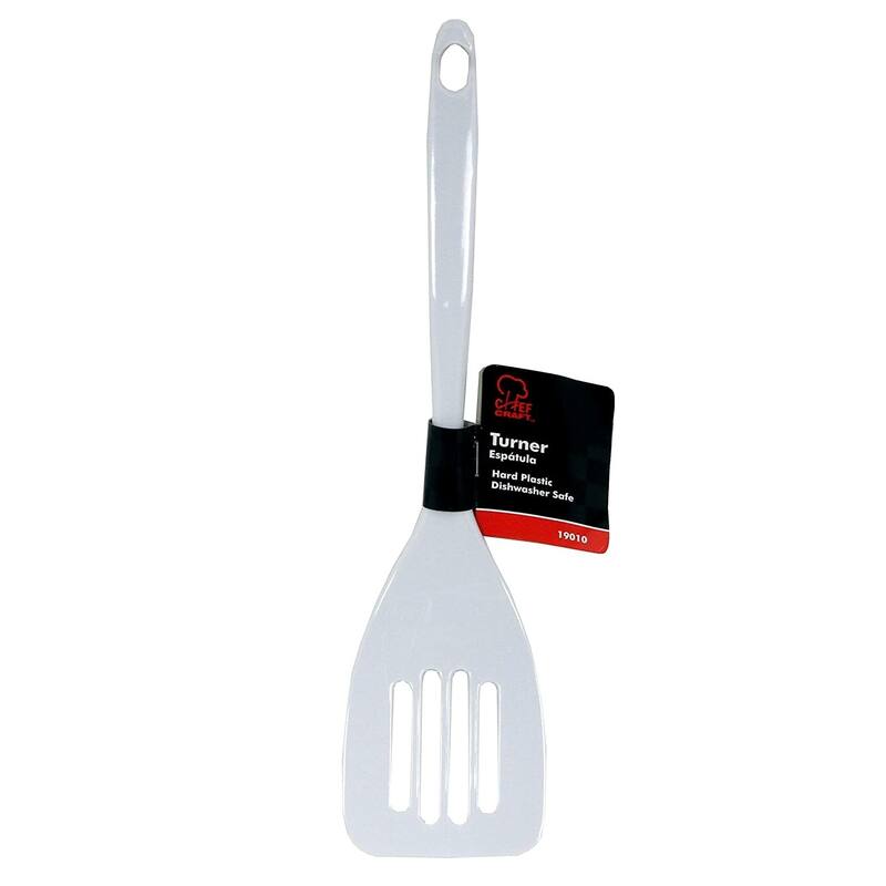Chef Craft 11" Long Melamine Slotted Turner Spatula Kitchen Utensil