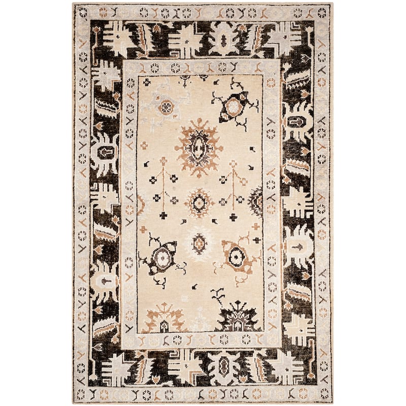 SAFAVIEH Hand-knotted Maharaja Tzeni Traditional Oriental Viscose Rug