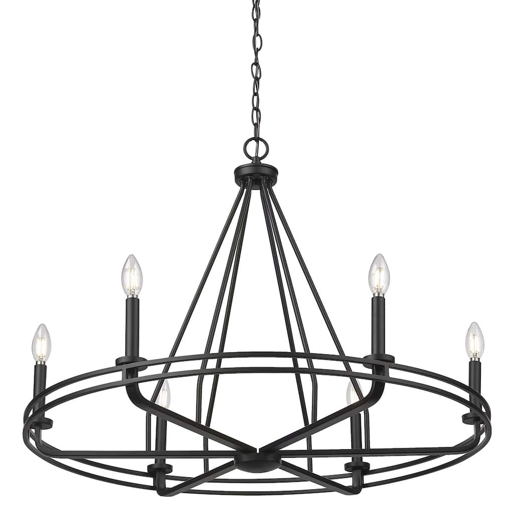 Millennium Lighting 21606 Jody 6 Light 33" Wide Pillar Candle Style
