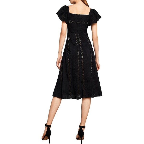 bcbg fit and flare dress