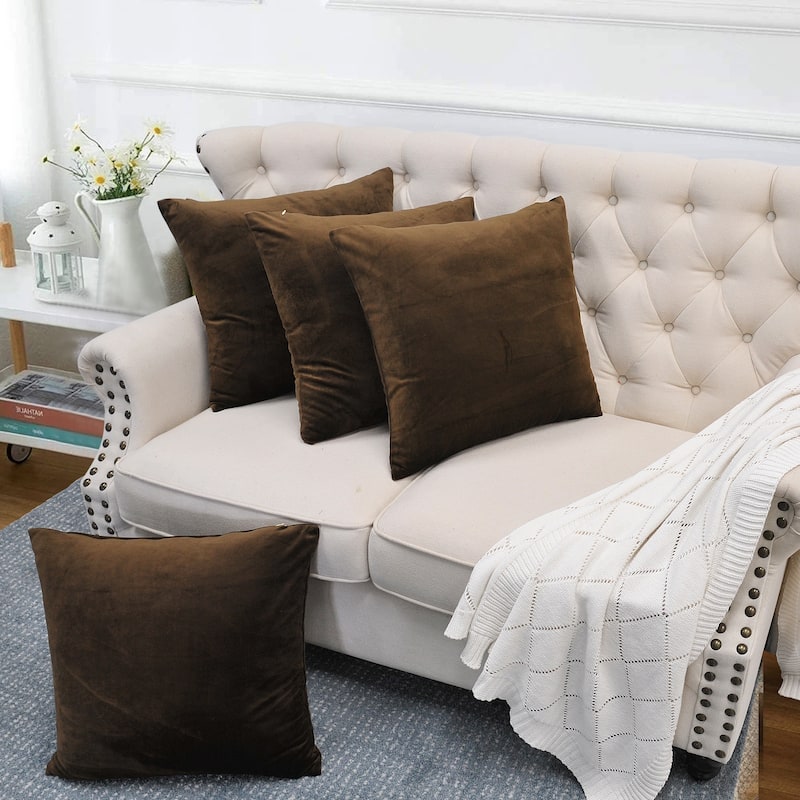Supersoft 20-inch Throw Pillow Covers (Set of 4)