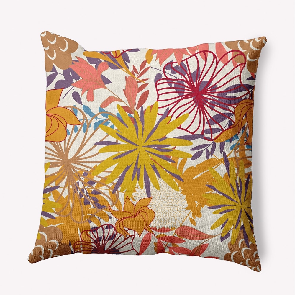 Jumble Floral Accent Pillow