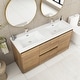 preview thumbnail 4 of 85, Floating Bathroom Vanity with Integrated Resin Top