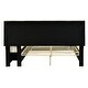 preview thumbnail 34 of 34, Full Velvet Platform Bed with Lateral Storage and Cushioned Compartments