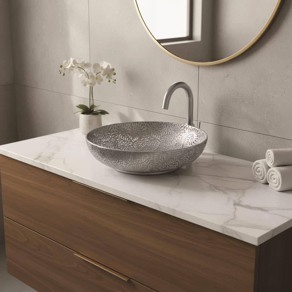 Fine Fixtures Luxury Modern Vessel Bathroom Sink