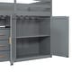preview thumbnail 30 of 29, 2 Color Twin Size Platform Beds Bunk Bed with Trundle, Wardrobe and Desk