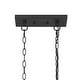 preview thumbnail 48 of 48, Acroma 3 - Light Linear Modern Farmhouse Rectangle Chandelier - N/A