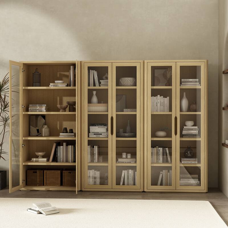 Manhattan Comfort Rivington Modern 38 In Bookcase Cabinet
