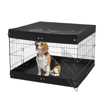 Dog Playpen, Panels Foldable Metal Pet Exercise Pen, Dog Fence Indoor and Outdoor Pen for Dogs, Cats and Other Small Animals