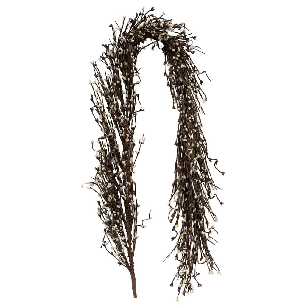 Farmhouse Mix Pip Garland 4 ft. - Brown