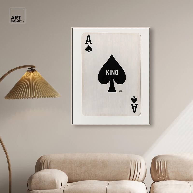 King of Spades Canvas by Art Remedy
