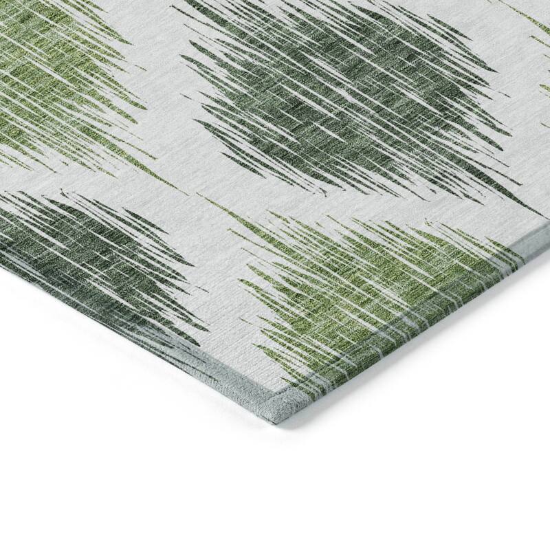 Machine Washable Indoor/ Outdoor Chantille Contemporary Geo Rug