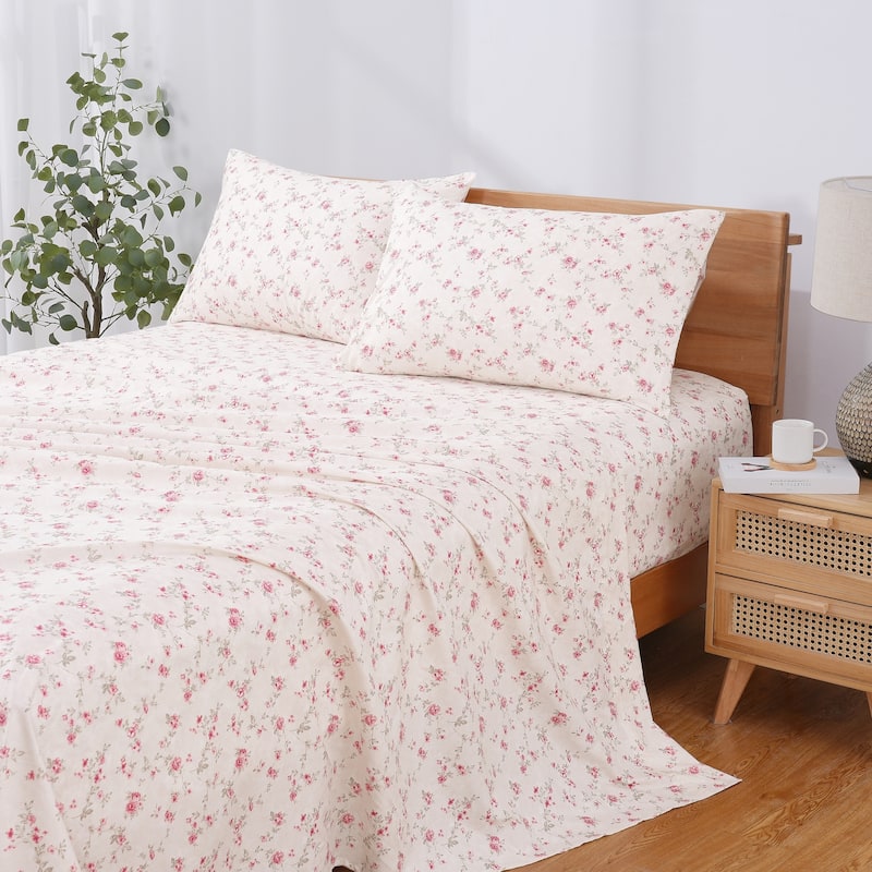 Modern Threads Printed 4-Piece Deep Pocket Sheet Set