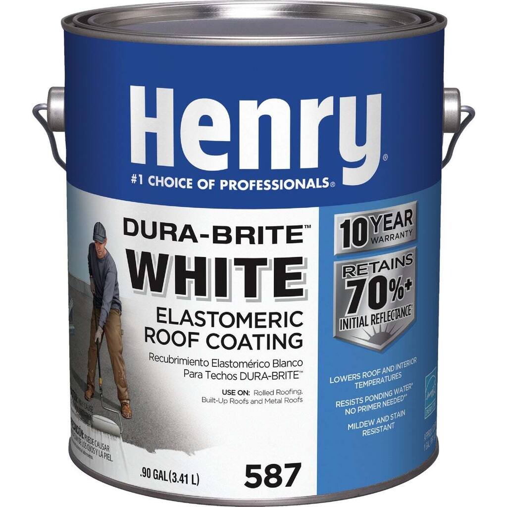 Henry Dura-Brite 1 Gal. White Acrylic Elastomeric Roof Coating - 1 Each - 1 Gal.