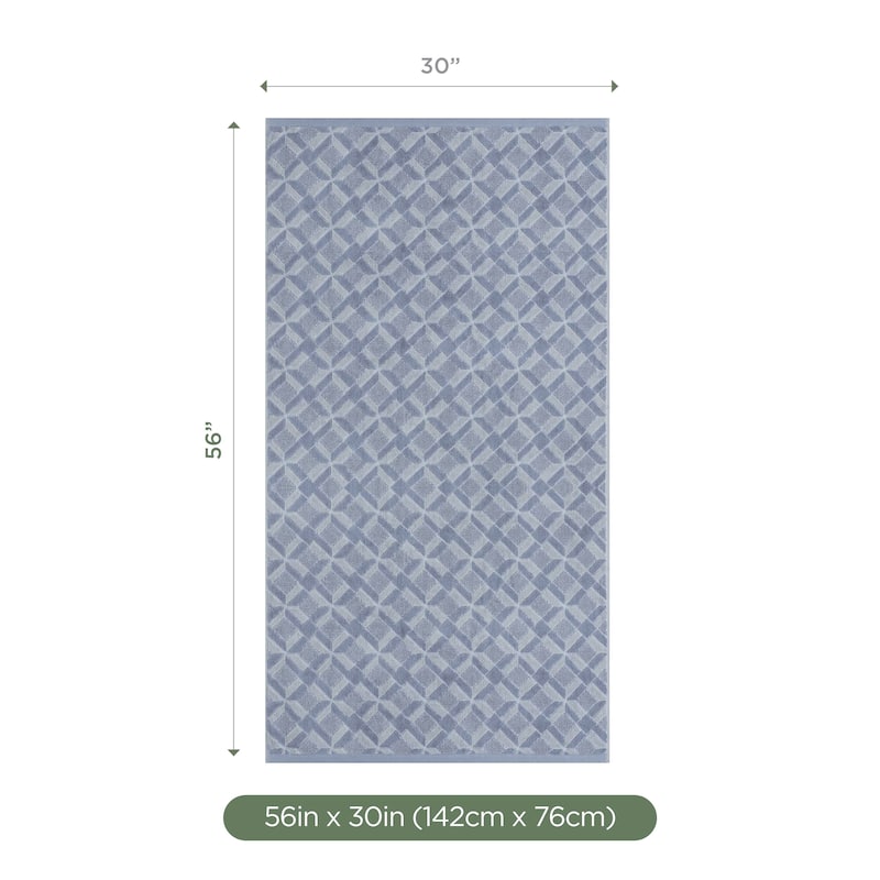 Martex Geo Blue Bath Towel