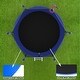 preview thumbnail 4 of 12, 10ft Blue Round Outdoor Trampoline with Enclosure Net and Basketball Hoop
