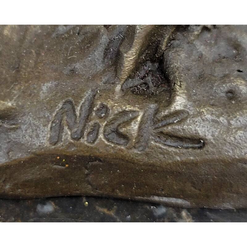 Boxing Hares Imitative Rabbits Bunnies Hot Cast Bronze Figurine Sculpture Statue By Milo
