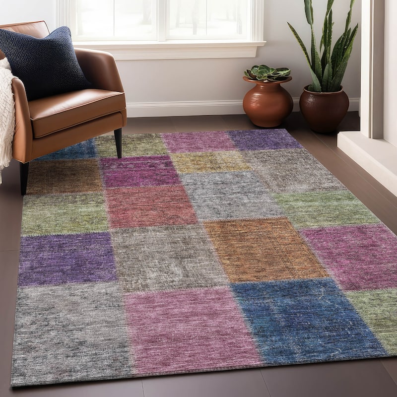 Premium Washable Super Soft Vintage Global Mayfield Rug
