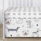preview thumbnail 6 of 4, Sweet Jojo Designs Dog Boy, Girl, Unisex/Gender Neutral 6pc Crib Bedding + BreathableBaby Breathable Mesh Liner Pad - Modern Pet