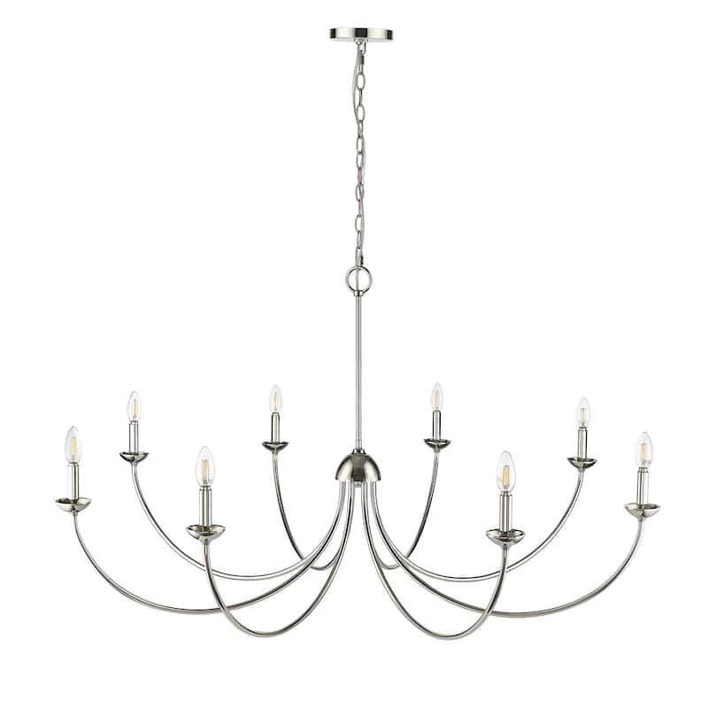 Millennium Lighting 12408 Huxley 8 Light 52" Wide Taper Candle Style