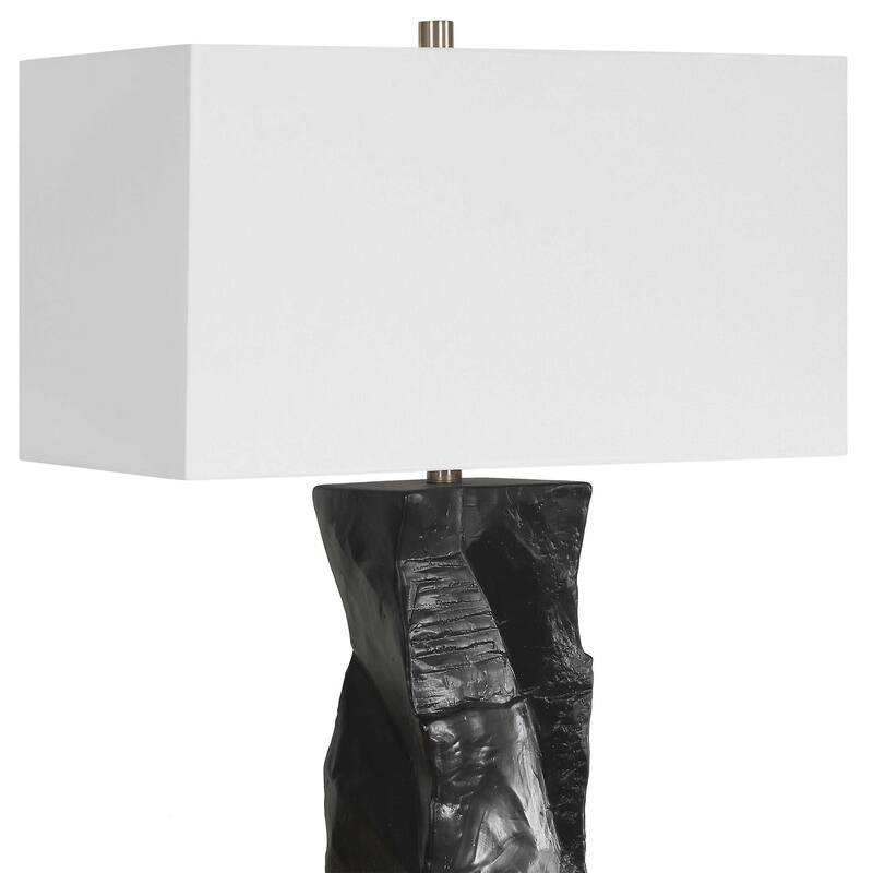 Uttermost Altaria Black Table Lamp - 20.00" W x 33.00" H x 11.00" D