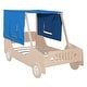 preview thumbnail 16 of 34, Modern Kids Car Shaped Bed with Tents, Twin Size