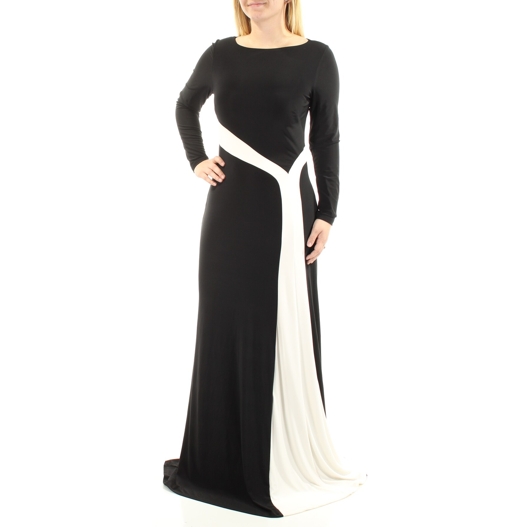 long straight black evening skirt