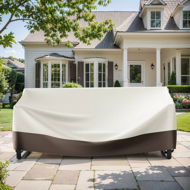 Heavy Duty Patio Sofa Cover, Waterproof 3-Seater Outdoor Sofa Cover
