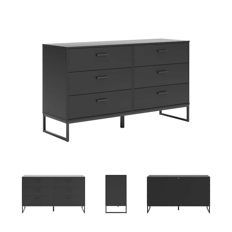 Signature Design by Ashley Socalle Black Dresser