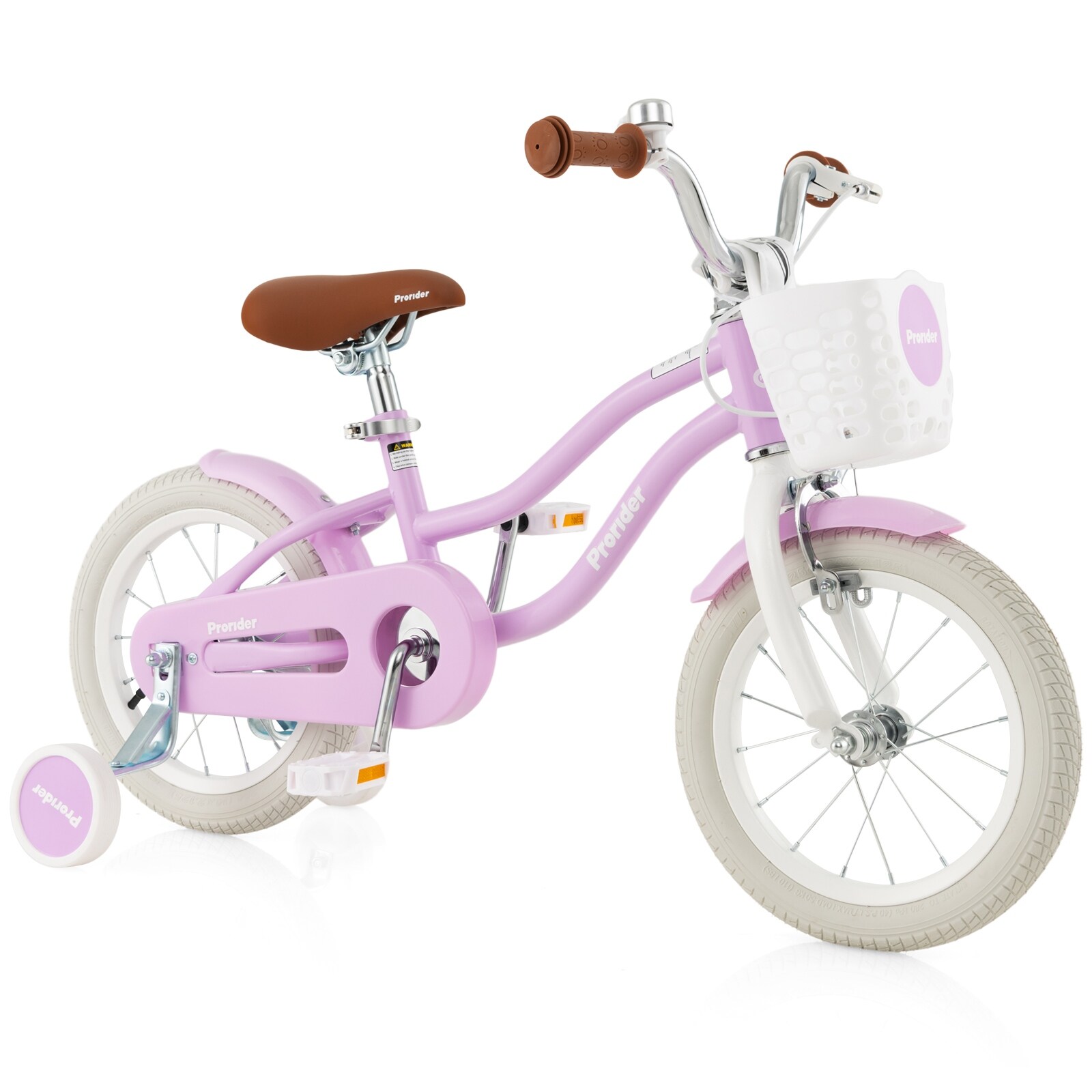 Bike with training wheels and hotsell basket