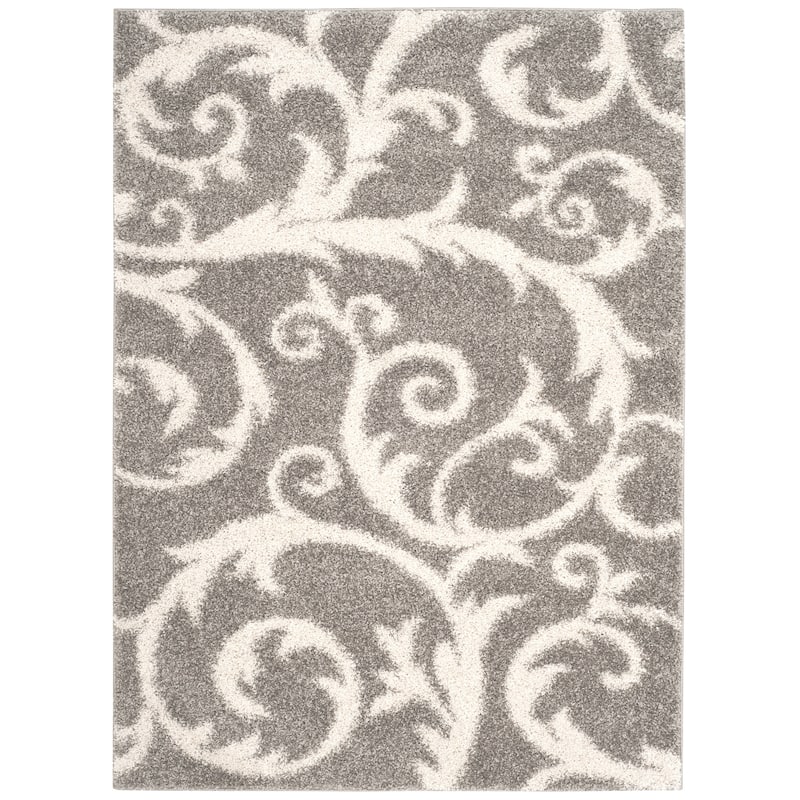 SAFAVIEH New Nadine Shag Grozda Scroll Rug