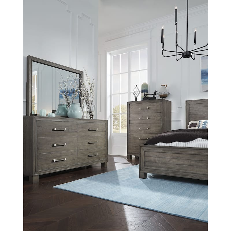 William Panel Bed in Dusty Dawn