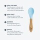 preview thumbnail 4 of 11, Baby Spoon Regular Scoop Bamboo & Silicone 2 Pack