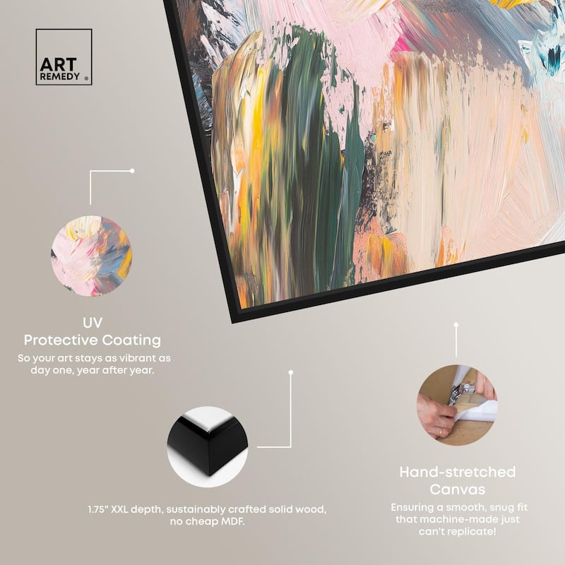 Chromatic Surge II Canvas by Art Remedy