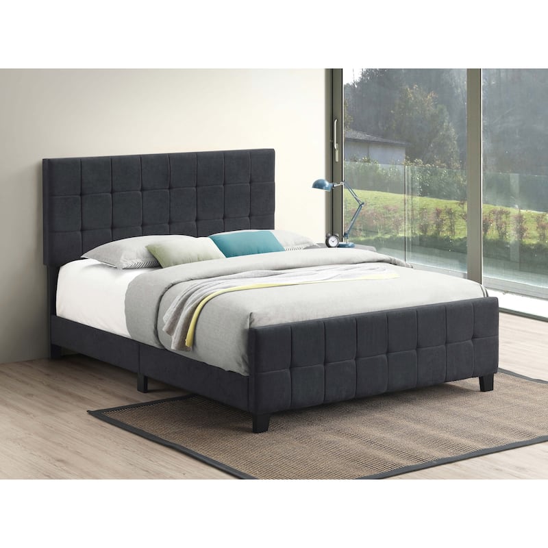 Fairfield Contemporary Fabric Upholstered Panel Bed