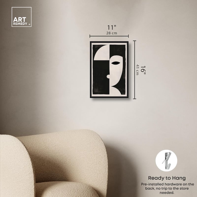 The Mask II Canvas by Art Remedy