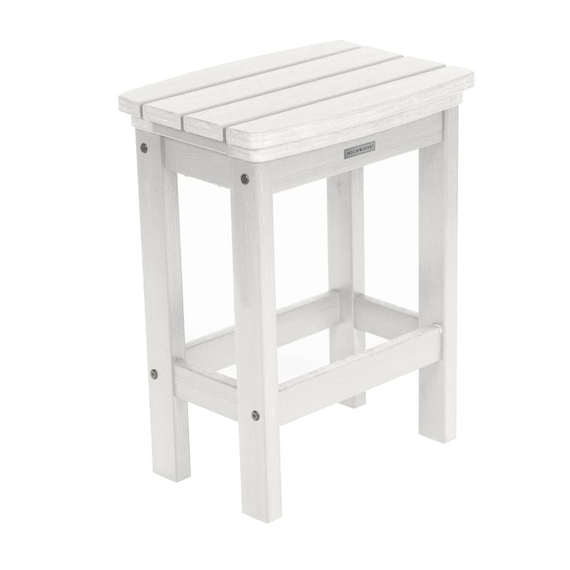Lehigh Eco-friendly Outdoor Stool - Counter-height - White