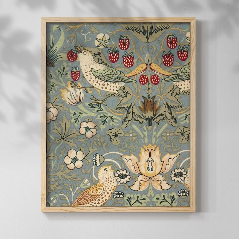 Vintage Abstract Print CLXXIX -Framed Print - 8x10 - Natural