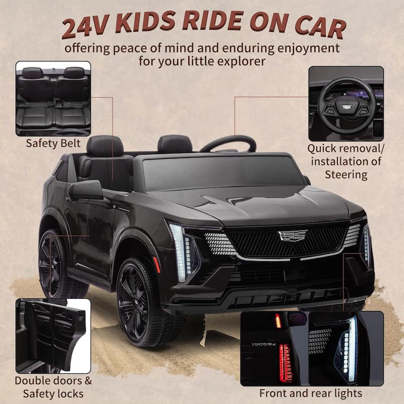 24V Ride on Car, Licensed Battery Powered Electric Vehicle