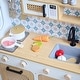 preview thumbnail 9 of 20, Teamson Kids Little Chef Morocco Play Kitchen & Accessories, White/Natural