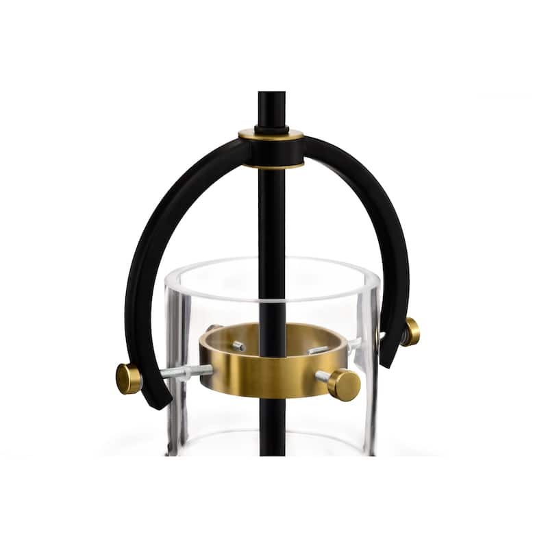 Oil Rubbed Bronze and Antique Gold 1-light Pendant