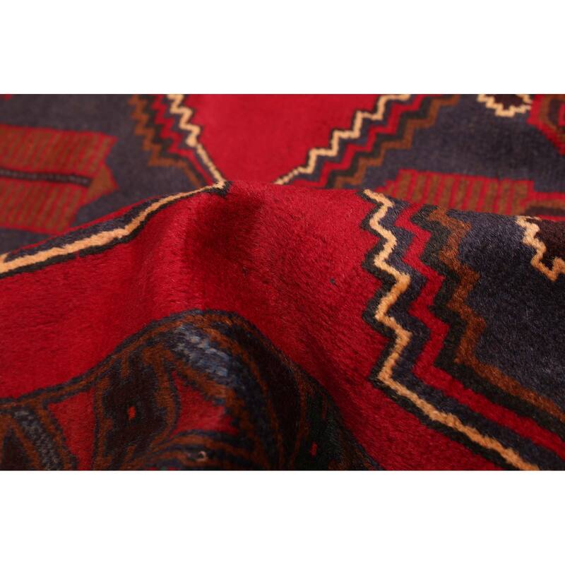 ECARPETGALLERY Hand-knotted Teimani Red Wool Rug - 3'6 x 6'4