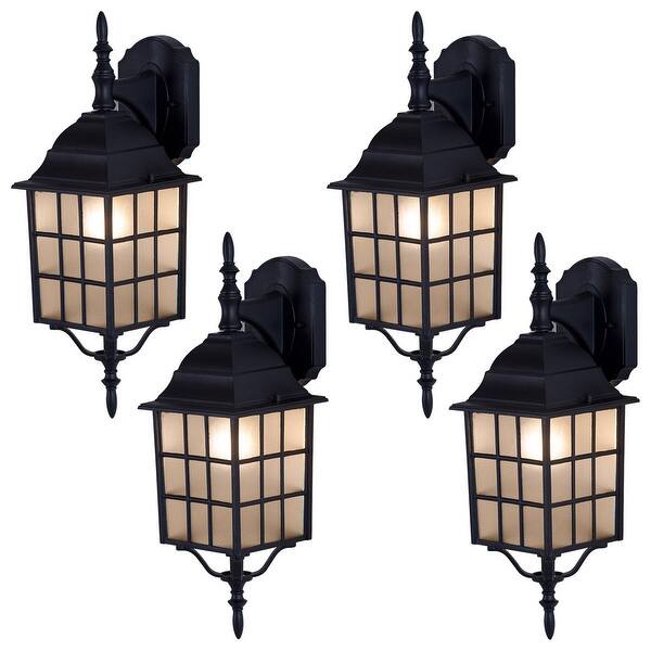 Shop Costway Outdoor Garages Front Porch Light Exterior Wall Light