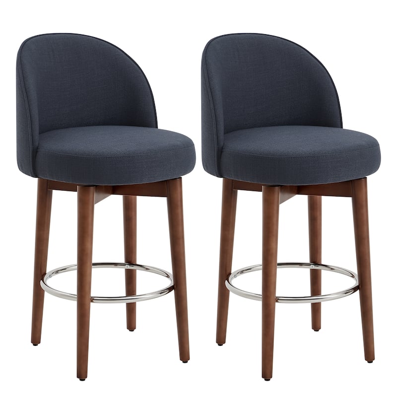 Spruce & Spring Elaine 26 inch Swivel Counter Height Bar Stools Set