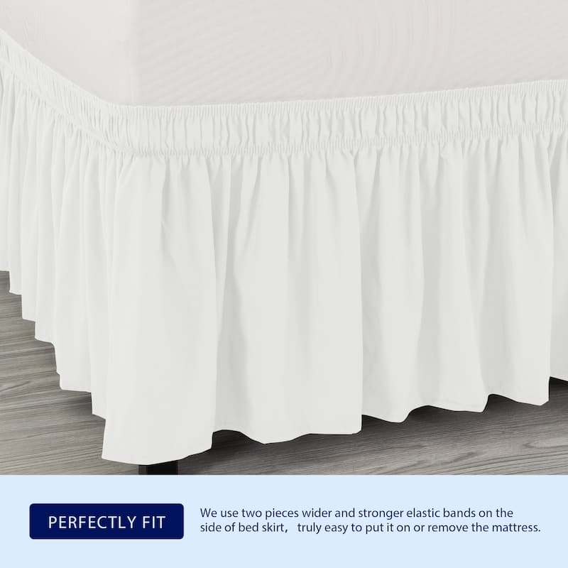 Subrtex Easy Fit 16-inch Drop Bed Skirts